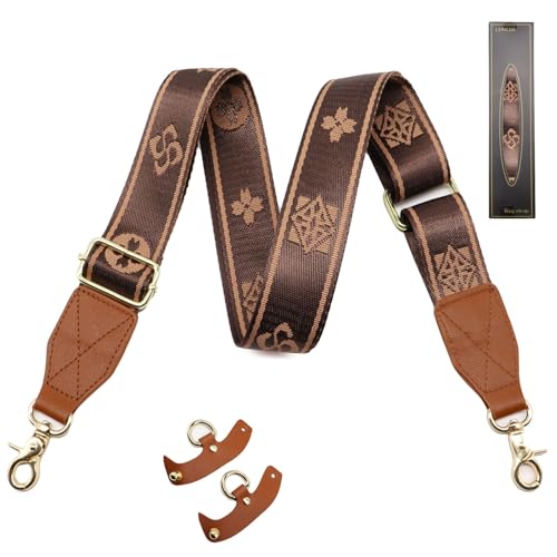 Image of LEMEDE Purse Strap Replacement Crossbody 1.5 inch Wide Shoulder Strap Adjustable Straps Handbag Strap Replacement Belts