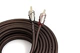 KnuKonceptz Klarity RCA Cable 2 Channel RCA Interconnect 16 Feet (5 Meter)
