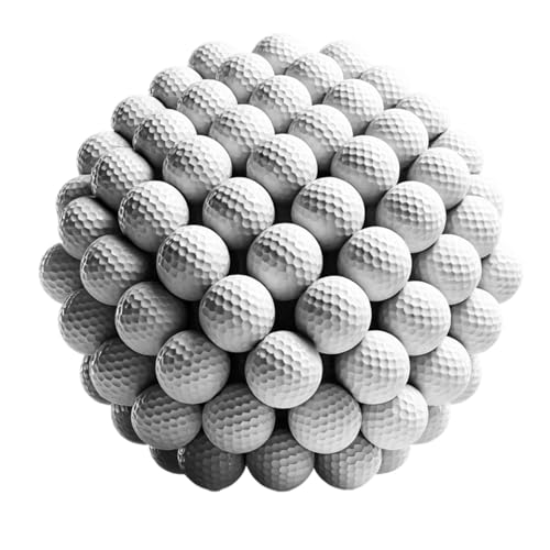 Compatible for Caiton 50Pcs 3-Layer Golf Balls, 332 Dimple Design