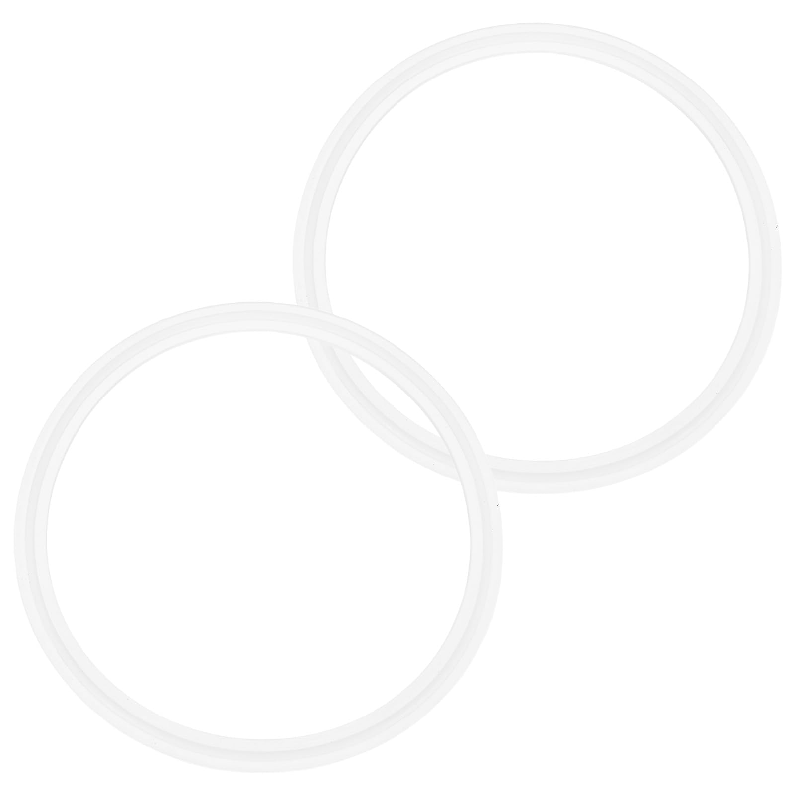 M METERXITY 2-Pack Silicone O-Rings Gasket 4.9 In/125mm O-Rings Seal Gasket Fits for OD 5.7 In/145mm Sanitary Pipe Weld Ferrule/Sink Plug/Bathtub Plug/Sealing Faucets