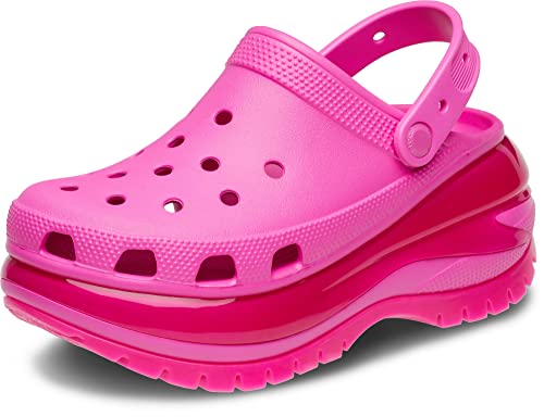 Crocs Unisex-Adult Classic Mega Crush Clogs | Platform Shoes Juice 7 Men