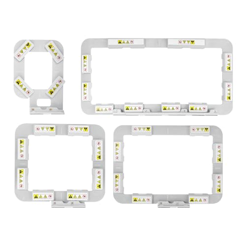 Image of Sew Tech Magnetic Embroidery Hoops for Brother PE900 PE800 SE1900 SE2000 SE2100Di PE770 NS1250E NS2750D NS2850D PE780D PE750D PE700 Innovis 1250 1200 Babylock Machine (4in1-AMK Set)
