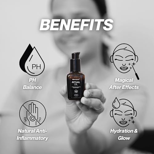 Image of Ritual Oil 30 Ml | Lightweight & 100% Plant Based With Organic Hemp For Daily Face Care | Helps Reducing Inflammation, Minimizes Fine Lines, Rejuvinating, Brightening & Provides Glow | Source Of Vitamin E Oil For Women /Men