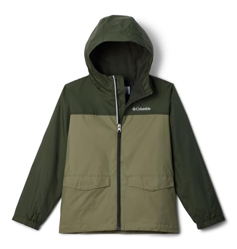Lista de Chaquetas para Niño - 5 favoritos. 42 Columbia Rain-Zilla II - chamarra para niños juveniles, color verde piedra, talla L