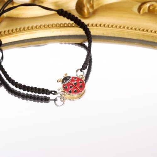 Kivosliviz Ladybug Themed Gifts Bracelet for Women Jewelry Teacher Birthday Accessories Miraculous Ladybug Stuff4