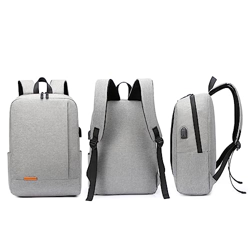 Cartable décontracté interface USB sac à dos mixte noir ordinateur - 3