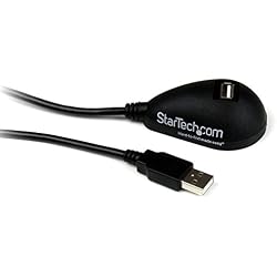 1 of StarTech 5ft USB 2.0 Extension Cable, USB-A M/F (USBEXTAA5DSK) | USB-A male to USB-A female, Cord, For laptop, Desktop, Tablet, Webcam, Moves USB port to your desktop, More