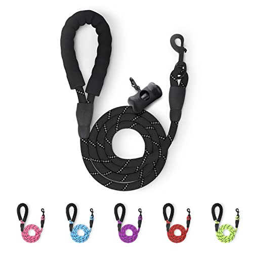 FurDreams Guinzaglio per Cani - 152 cm, Nero i con...