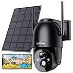 Solar-Security-Cameras-Wireless-Outdoor-2K-Battery-Powered-PTZ-WiFi-3MP-Security-Camera-for-Home-with-Spotlight-PIR-Motion-DetectionSiren-Color-Night-Vision-2-Way-Talk-SDCloud-Storage