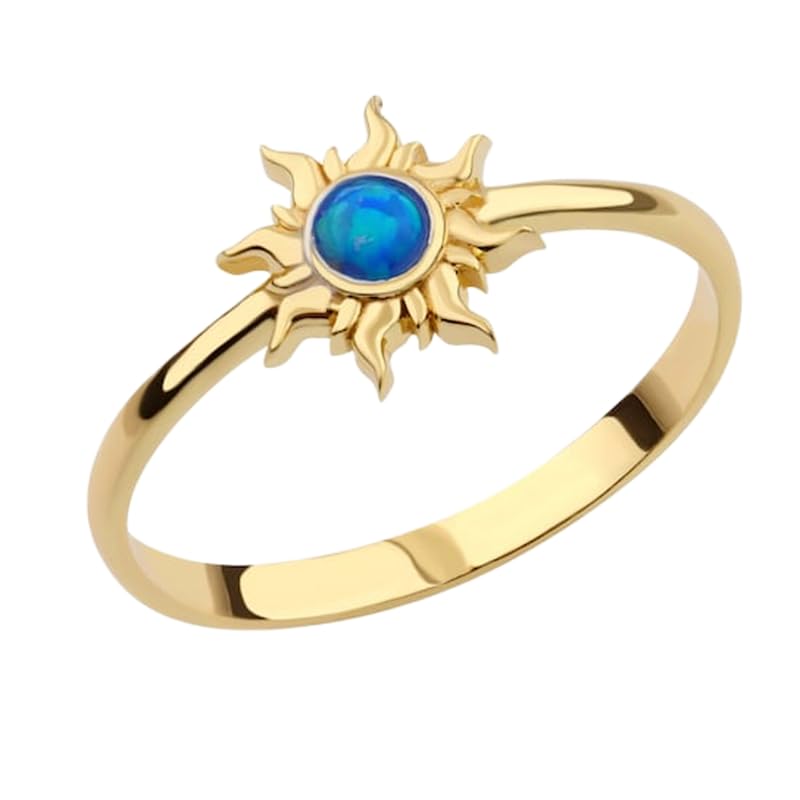Bague turquoise naturelle argent 925 et or | Éclat luxueux