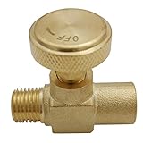MENSI 1/4" Male NPT X 1/4" Female NPT Heavy Duty Brass High Pressure Propane LPG Gas Flow Control Needle Valve - Image 4