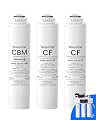 Waterdrop RT-2CFCBM Filter, Replacement for Waterdrop T3-M Tankless Reverse Osmosis Water Filter System (????????*???? + ????????????*????), 1-Year Combo