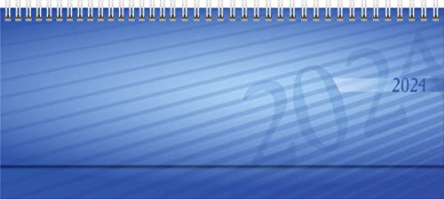 rido/idé Weekly calendar model septant 2024 2 pages = 1 week sheet size 30.5 x 10.5 cm blue