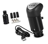 USB Truck Simulator Shifter Knob for ETS2 ATS PC Racing Games, Compatible with Logitech G29 G27 Manual Gear, 18-Speed H-Shifter with Aluminum Alloy Handle