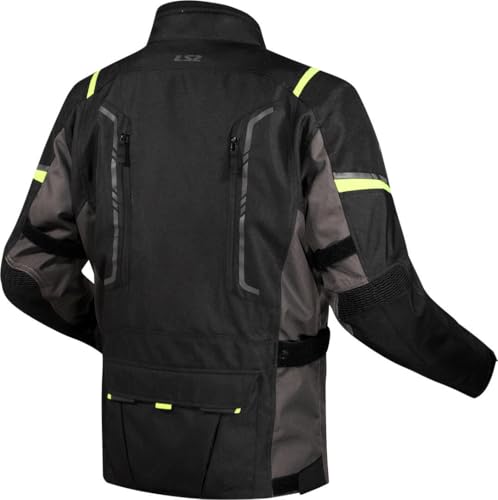 Veste de moto LS2 Narvik textile étanche pour rouler protégé et visible - 2