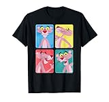 pink panther youtube classic 19MMPP00012A-001 Pink Panther Colorful Portrait Pose Panels T-Shirt