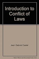 Introduction to Conflict of Laws 0409805920 Book Cover