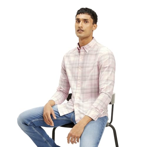 Image of Men's Checkered Slim Fit Shirt