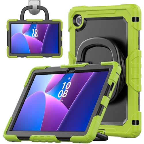 Coque antichoc Lenovo Tab 10.1 béquille rotative et porte-stylo intégré