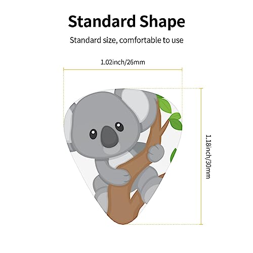 Hugging Tree Koala Lot de 12 médiators tendance et durables pour guitare électrique, ukulélé - Les Beatles, Paul McCartney, John Lennon, RIngo Starr, George Harrison Hugging Tree Koala Lot de 12 médiators tendance et durables pour guitare électrique, ukulélé – Image 5