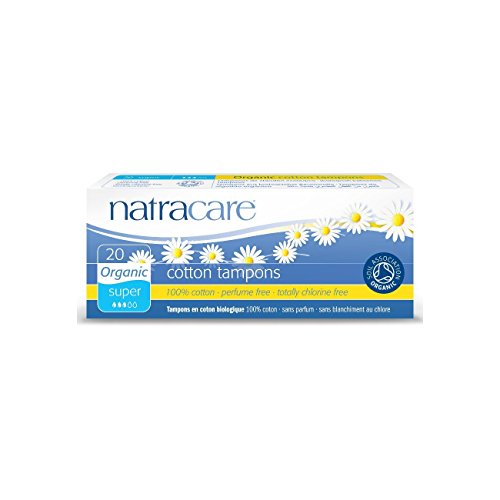 Natracare Organic Non Applicator Tampons Super 20 Per Pack Cover