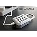 Bouware Smart Padlock Alpha1 Heavy-Duty Electronic Padlock Combination Weatherproof Digital Keypad Number Button Locks with Code, Outdoor/Indoor Use with Upgraded Security Features (Silver)