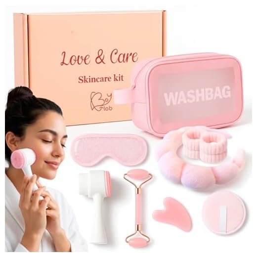 BAYGLOB - Set regalo mujer - Skincare kit - Skincare coreano - Skin care coreano - Guasha facial - Rutina coreana facial - Regalos mujer - Regalo amiga - Regalos amigas originales - Antifaz Gel Frio