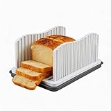 Manual Bread Slicer Guide, Adjustable Bread Slicer for Homemade Bread Cutting, Sourdough Bread Bagel Slicer