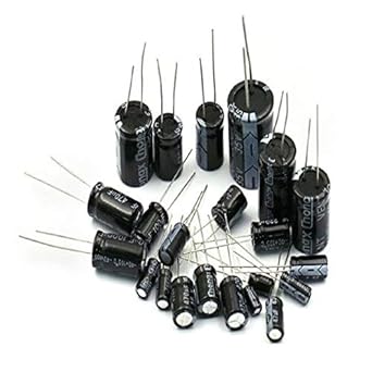 120pcs 12 value 1uF-470uF Electrolytic Capacitor Kit 1UF 2.2UF 3.3UF 4.7UF 10UF 22UF 33UF 47UF 100UF 220UF