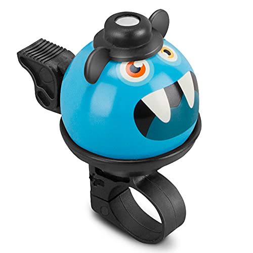 GANZTON Timbre para bicicleta alto y claro, con anillo para bicicleta de carretera, de montaña, niños y niñas (azul) Cover