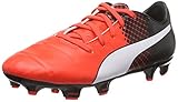 PUMA Unisex Kids EvoPower 1.3 FG Jr Fußballschuhe, Red Buma Black, 38.5