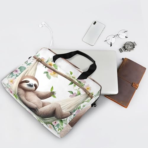 Funda maletín para laptop con diseño acuarela, 13-15.6 pulg miniatura 7