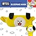 BT21 LINE FRIENDS CHIMMY Sleep Mask, Eye Cover Blindfold for Sleeping, Yellow, One Size