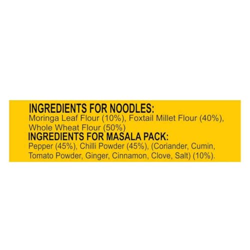 Image of Naturally Yours, Moringa Instant Ramen Noodles 175g | Ready In 2 Mins | Masala Pack Inside| Made with Pure Shigru, MIllets & Whole Wheat | No Maida, Not Fried Healthy Noodles