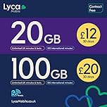 Lycamobile blank SIM No-contract SIM is ready and waiting for your next plan £1