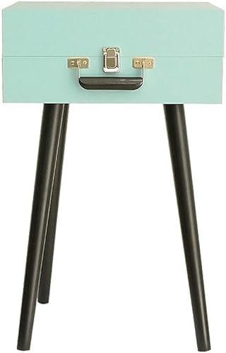 ZJFHEYUO Giradischi Stereo retrò Bluetooth con fonografo in Vinile a Tre velocità, Macchina per invasatura Blu, Ornamenti continentali, 44 * 35 * 65 cm