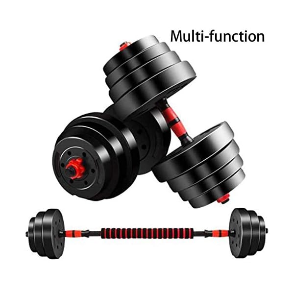 Detetap Dumbbell Bars Adjustable Dumbbell Weight Set Barbell Lifting - 2 x 15.74in Bars and 1 x 15.74in Connecting Rods for Gym Home 1 - Image 2