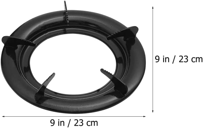 2pcs Round Gas Stove Bracket Set Kitchen Stove Racks for Efficient Cooking Easy Installation Sturdy Construction Non-Slip Support for Pots and Pans