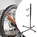 FytStycale Bicycle Service Stand Bike Display Stand Simple to Aseemble Portable Tree Style Standing Bike Rack for Garage Mountain Bikes
