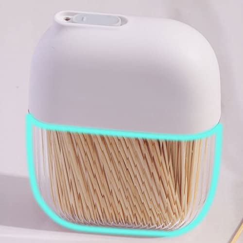 Distributeur de cure-dents réutilisable boîte plastique blanc - 8