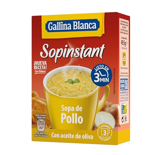 Gallina blanca sopinstant sopa de pollo con pasta(3x14g)