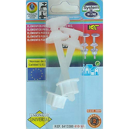 saneaplast metalsant. 410444 WC-SCHRAUBE KAPPE S & M 2 PZ