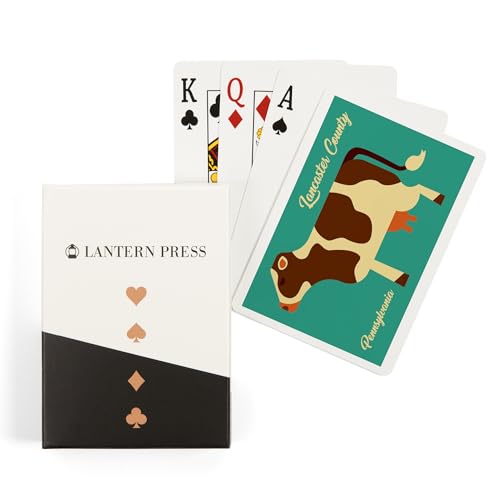 Lantern Press Lancaster, Pennsylvania, Baraja de 52 cartas póker