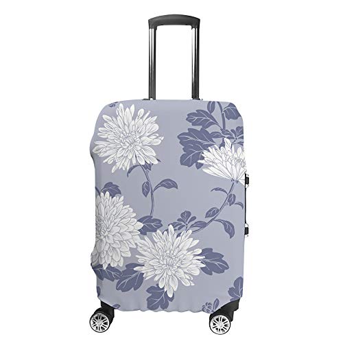 Housse de valise peinte à la main motif floral pour retrouver son bagage à l'aéroport