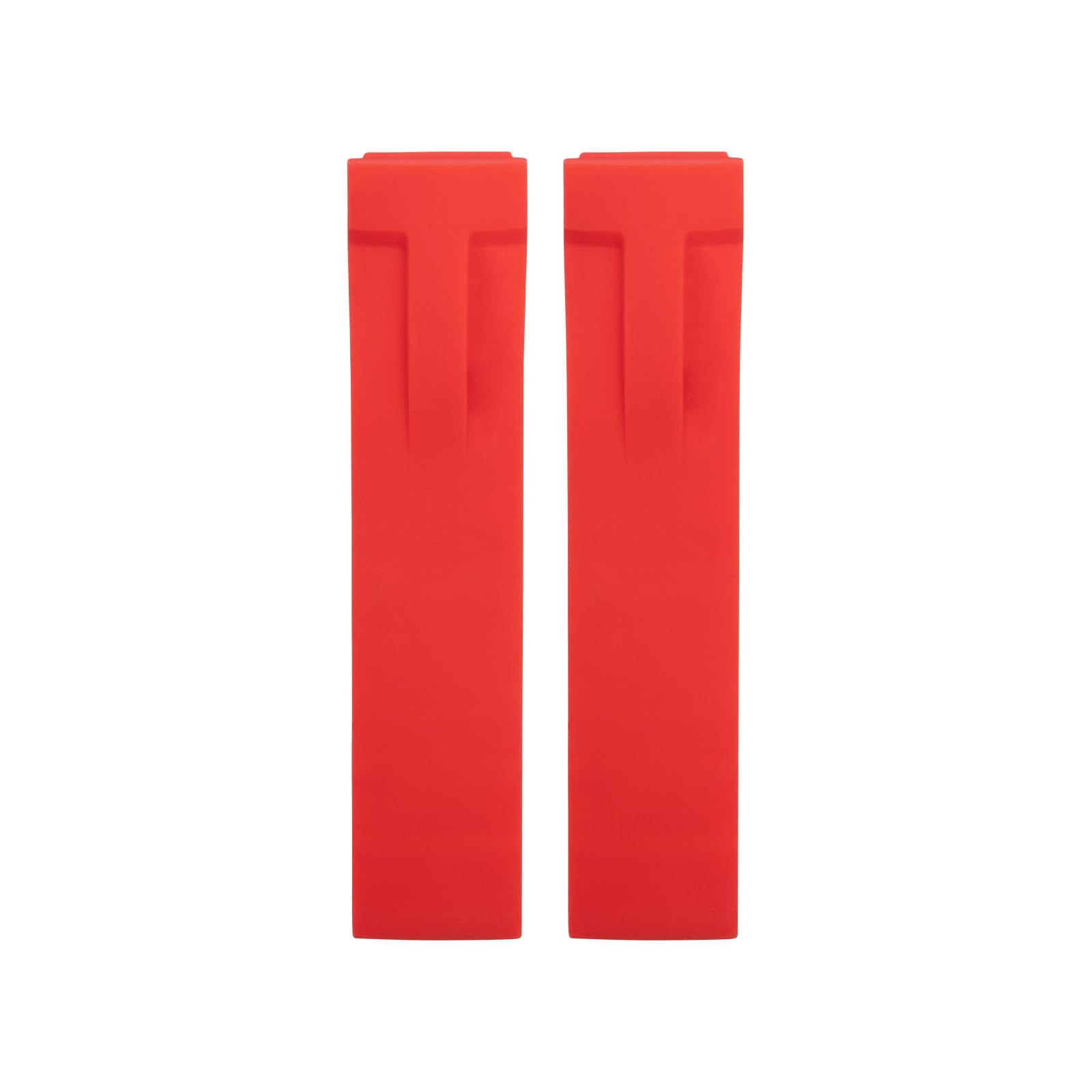 Cinturino dell'orologio, Cinturini for Orologi Sportivi in ​​Silicone Morbido for(Red No Buckle,21MM)