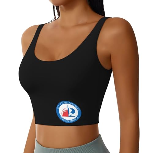 Fort Lauderdale Sports Bras for Women Yoga & Workout Black