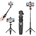 Wevon Selfie Stick Tripod, 40 inch Extendable Selfie Stick with Tripod, Phone Tripod with Wireless Remote Shutter Compatible with iPhone Xs Max Xr X 8 7 6 6s 5 Plus, Android, Samsung Galaxy and more