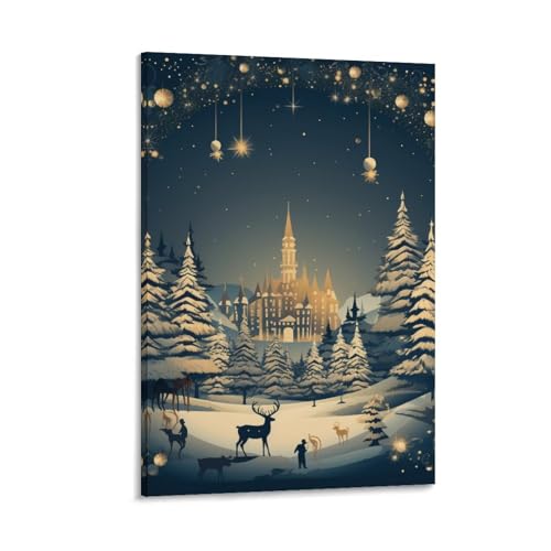 Affiche Noël et Nouvel An pour réchauffer l'ambiance de la chambre