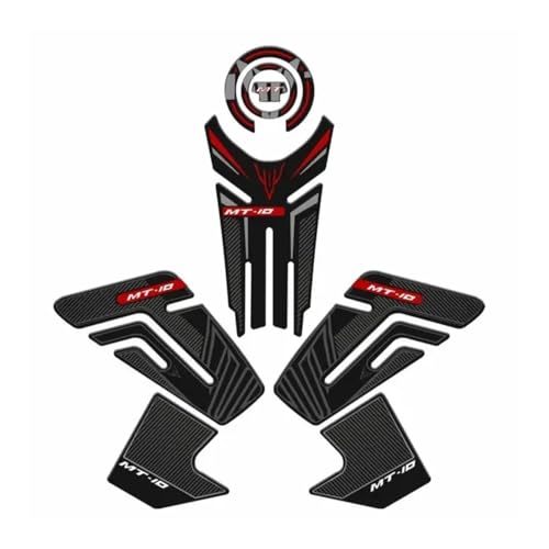 Autocollants de réservoir moto pour MT10 FZ10 protections et genouillères kit complet - 7