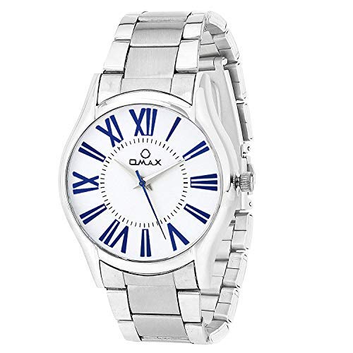 OMAX Formal Mens White Dial Watch TS488– Japanese Movement Solid Stainless Steel Case Water Resistant– Perfect for Business Office Event Meeting Promotion Birthday Gift (B0759CH9LH) Amazon Price History, Amazon Price Tracker